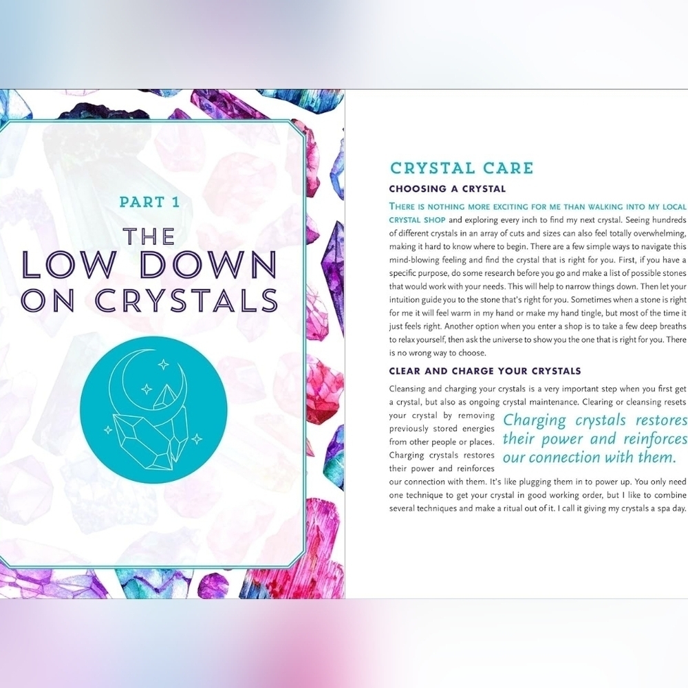 The Crystals Journal with Gemstone Design - Picture 3 of 4